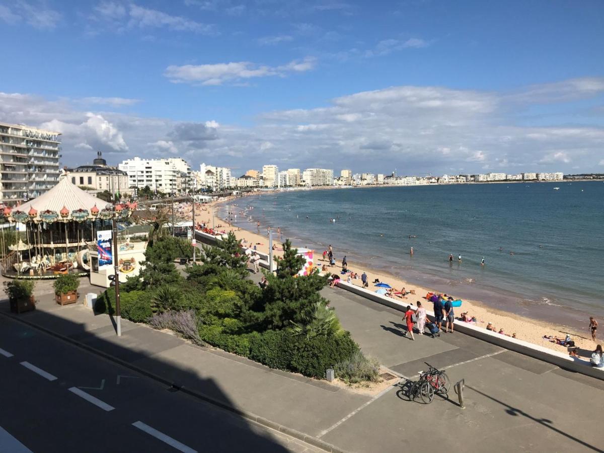 Appartement T2 Face Plage Avec Balcon, Cuisine Equipee Et Tv - Fr-1-92-908 莱萨布勒-多洛讷 外观 照片