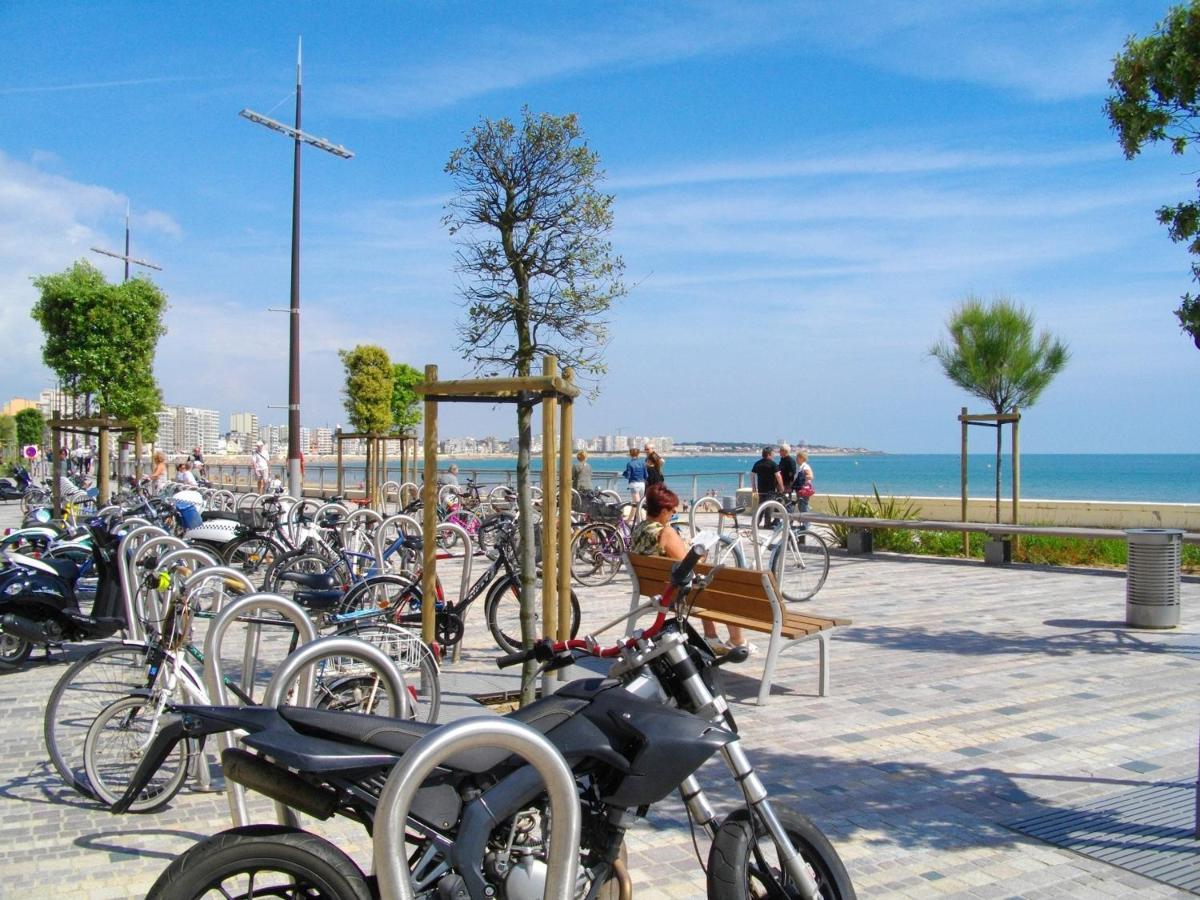 Appartement T2 Face Plage Avec Balcon, Cuisine Equipee Et Tv - Fr-1-92-908 莱萨布勒-多洛讷 外观 照片